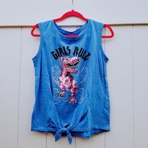 BUNDLE 3 for 30% OFF- PINK DINOSAUR TEE GIRLS RULE